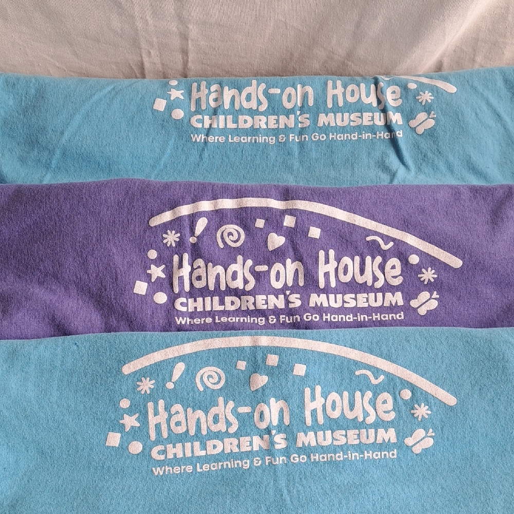 Jerzees Short Sleeve Tees - Blue and Purple